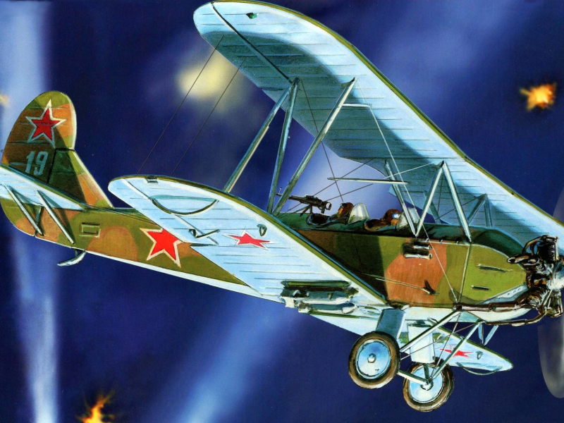 советский, у-2, биплан, Самолет, по-2, поликарпов