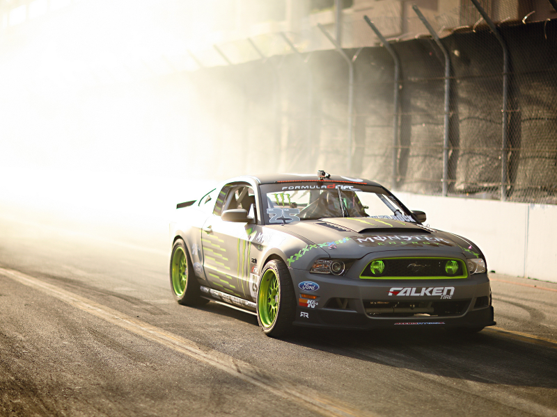 gt, Ford, competition, sportcar, team, monster energy, tg-500, falken, tuning, mustang, drift