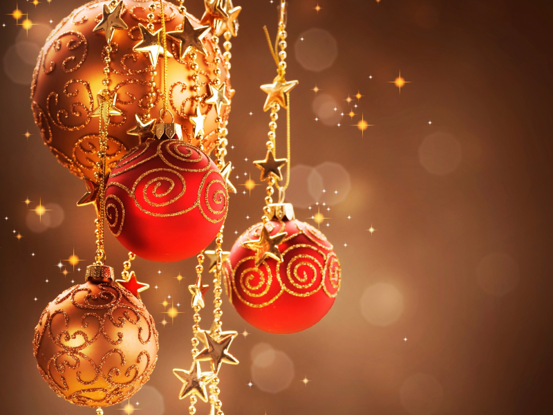 New year, золотые, christmas, шары, новый год, рождество