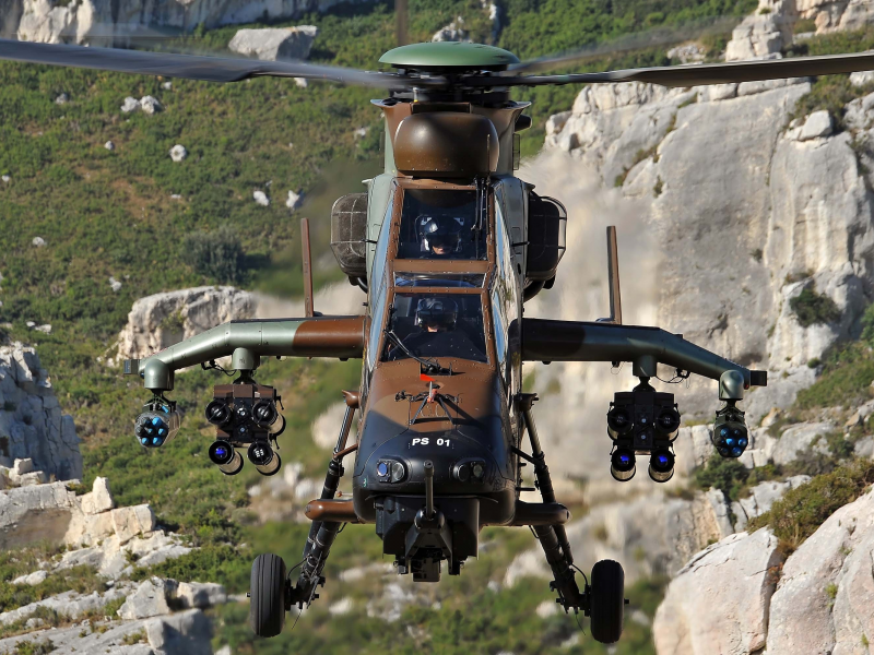 ударный, современный, eurocopter, вертолет, ec 665 tiger, Авиация