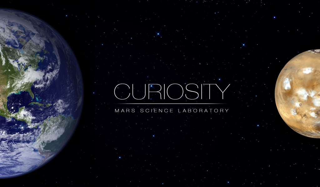 земля, Curiosity, звезды, марс