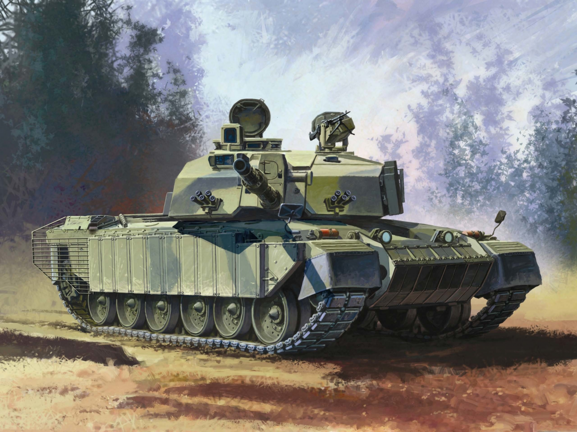 рисунок, основной, челленджер 2, Арт, боевой, challenger 2