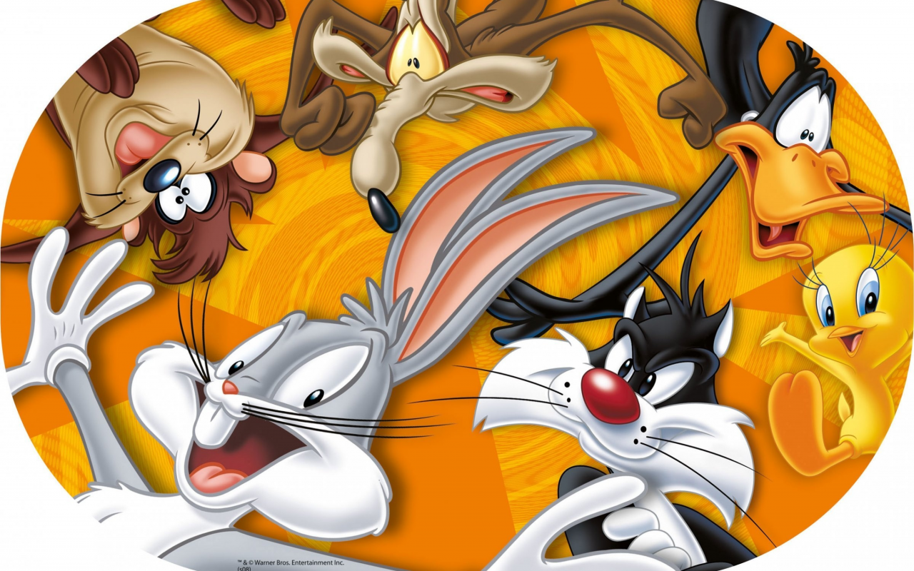 багз банни, твити, кот сильвестр, Looney tunes, даффи дак