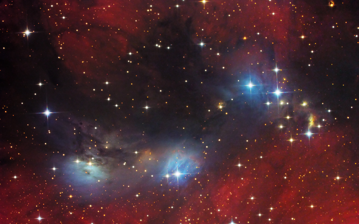 лебедь, nebula, vdb 132, Ngc 6914, космос, туманность