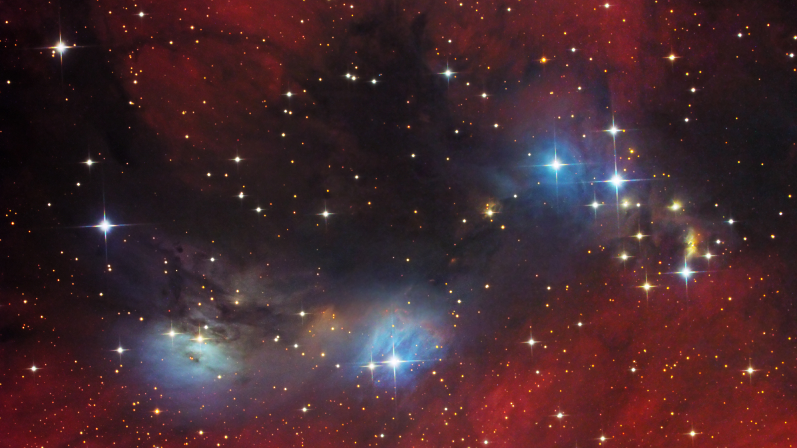 лебедь, nebula, vdb 132, Ngc 6914, космос, туманность