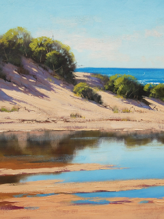Арт, coastal beach dunes, artsaus, рисунок