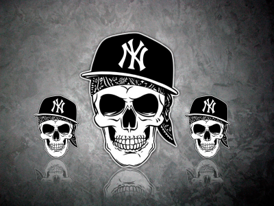 ny, кепка, Skull, hip-hop, череп, la coka nostra, rap