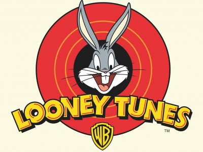 логотип, белый, кролик, Looney tunes, багз банни, мультфильм
