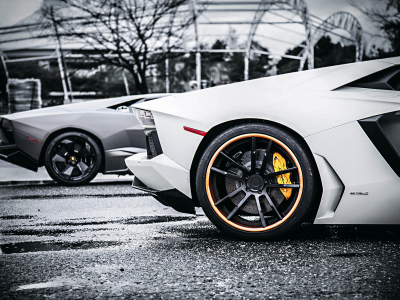 aventador, Lamborghini, tuning, reventon, body vs, white, style