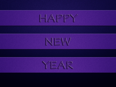 Новый год, надпись, фиолетовый, happy new year, три полосы