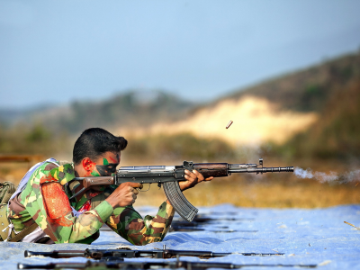 Bangladesh army, оружие, солдат