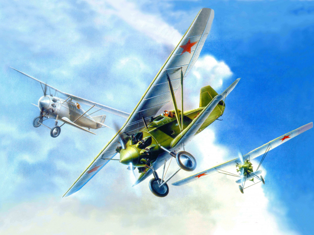 самолет, одноместный, Арт, ант-5, советский, и-4