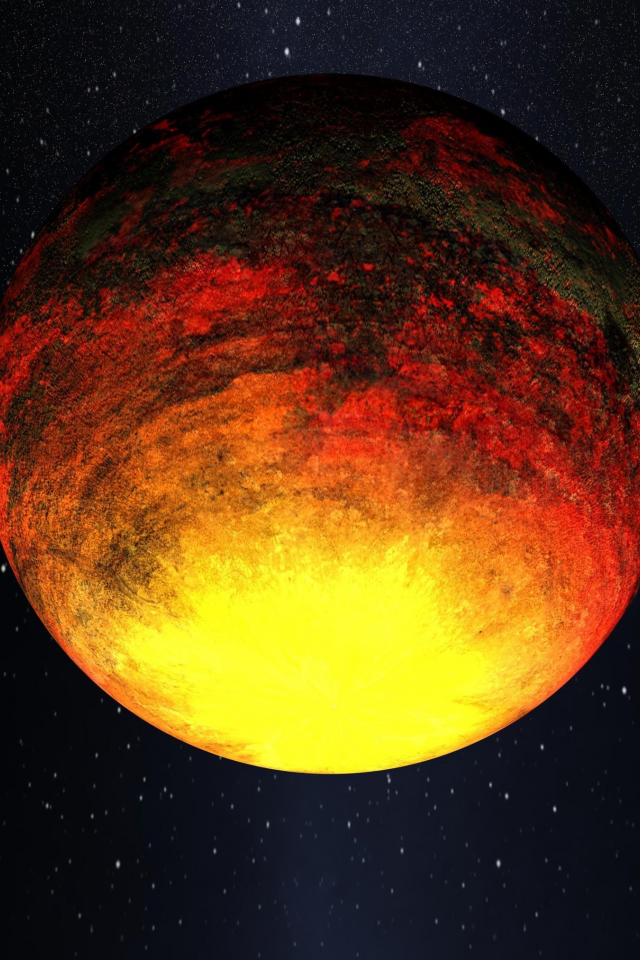 космос, звезды, планета, пространство, Kepler-10b