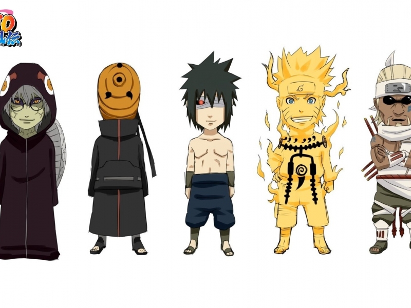 anime, naruto, Kabuto, sasuke, killer bee, tobi, naruto shippuden