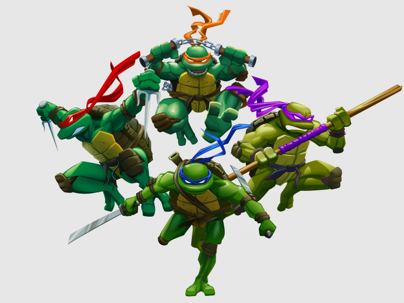 teenage mutant ninja turtles, Черепашки-ниндзя