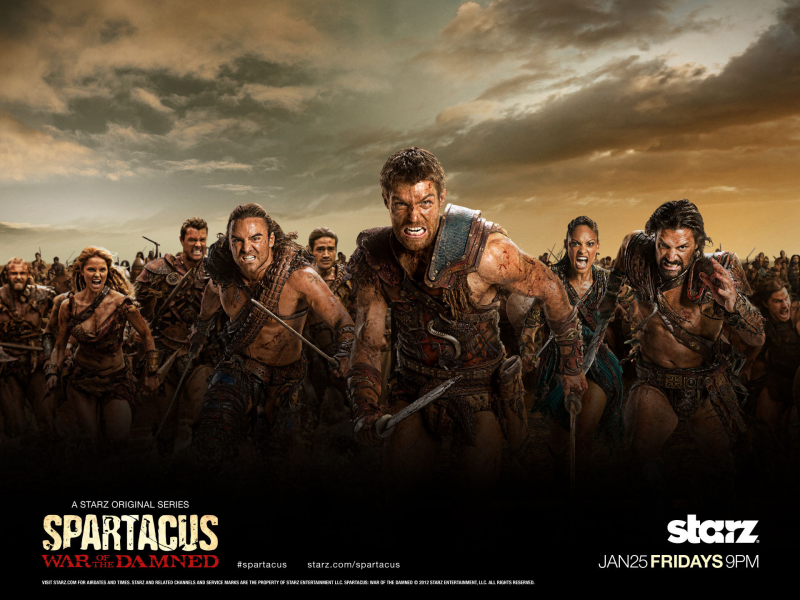 Spartacus, war of the damned, спартак