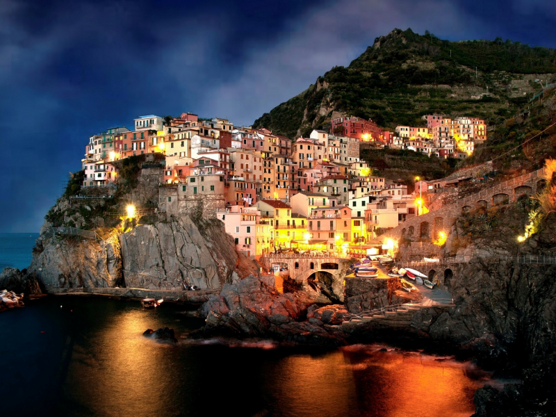побережье, италия, амальфи, Amalfi, italy, скалы, дома, город