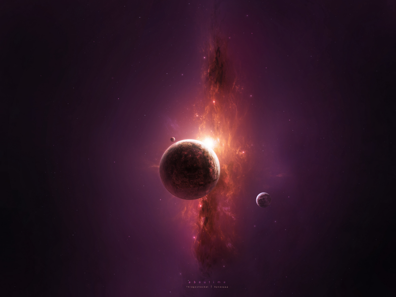 space, Thiagochackal, sun, art, planet