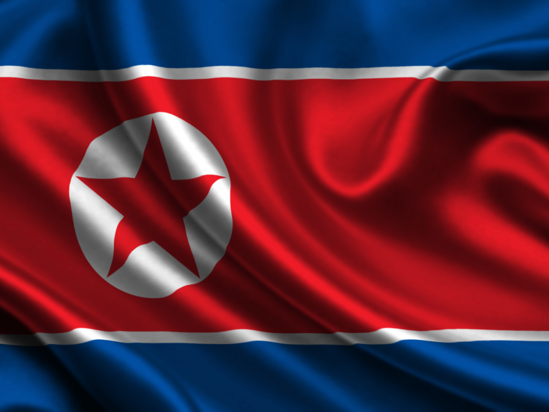 North korea, северная корея, флаг