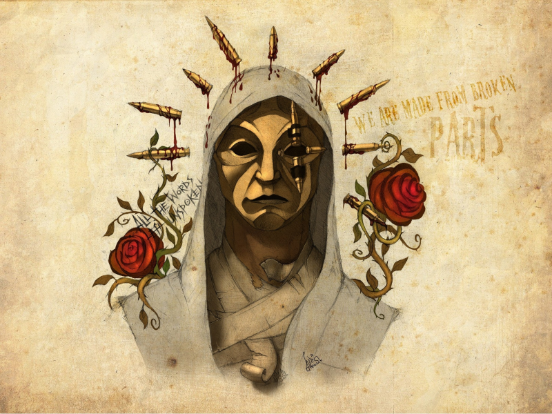 Hollywood undead, danny, artwork, notes from the underground
