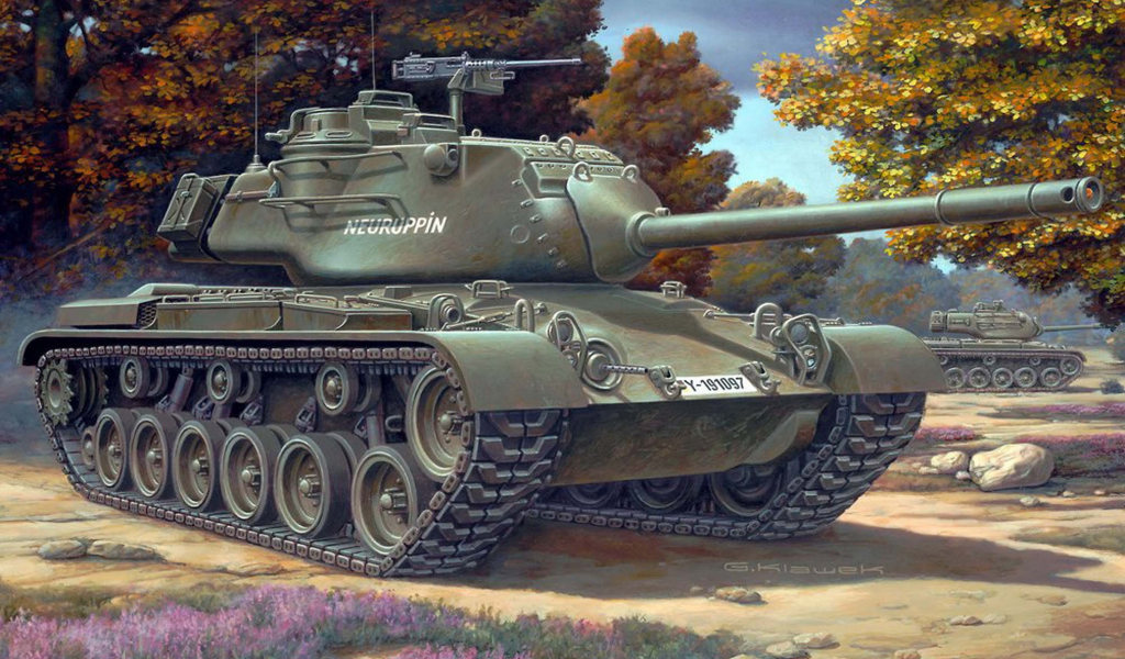 сша, Средний танк, калибр пушки 90-мм, m47 patton ii