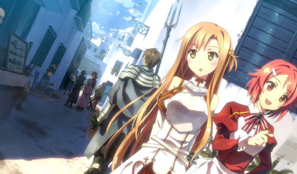 лизбет, asuna, sao, мастера меча онлайн, lizbeth, Sword art online