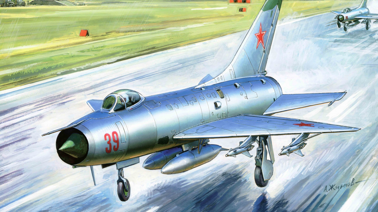 Арт, самолет, су-9, советский, однодвигательный