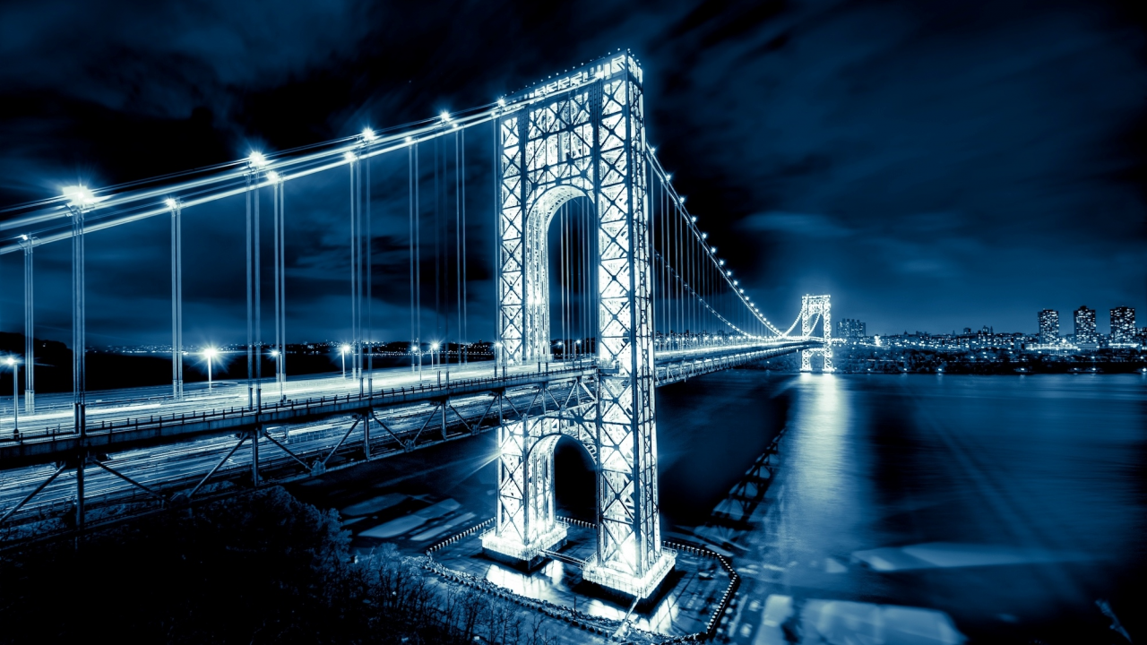 мост джорджа вашингтона, George washington bridge, manhattan, new jersey