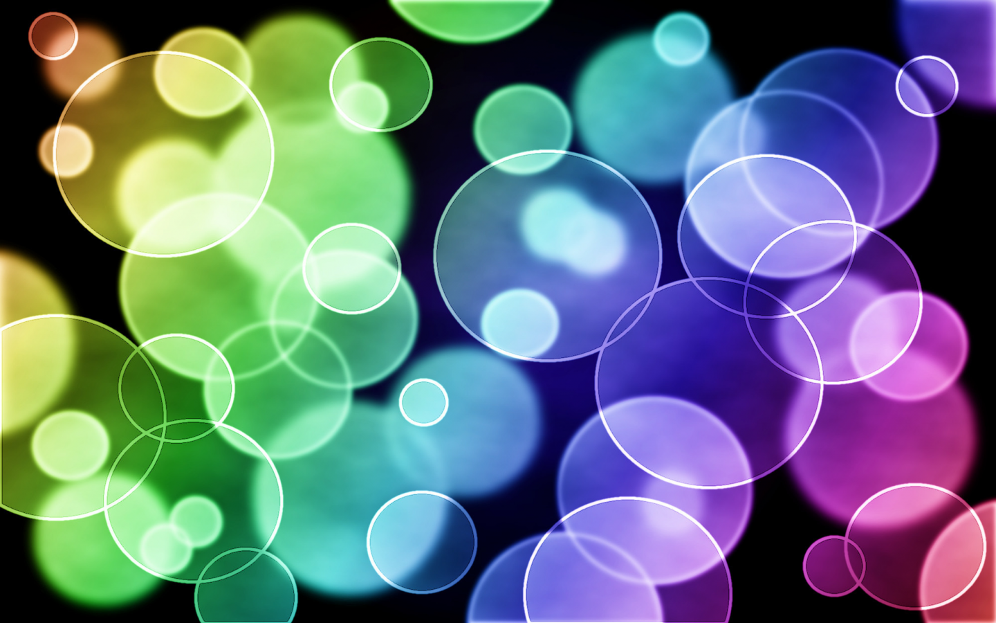 white, purple, гимп, violet, green, rainbow, Gimp, blue, yellow, abstract, circles