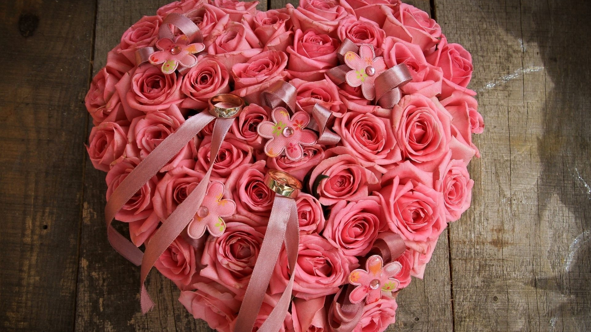 бутоны, цветы, кольца, красивые, розовые, цветок, Розы