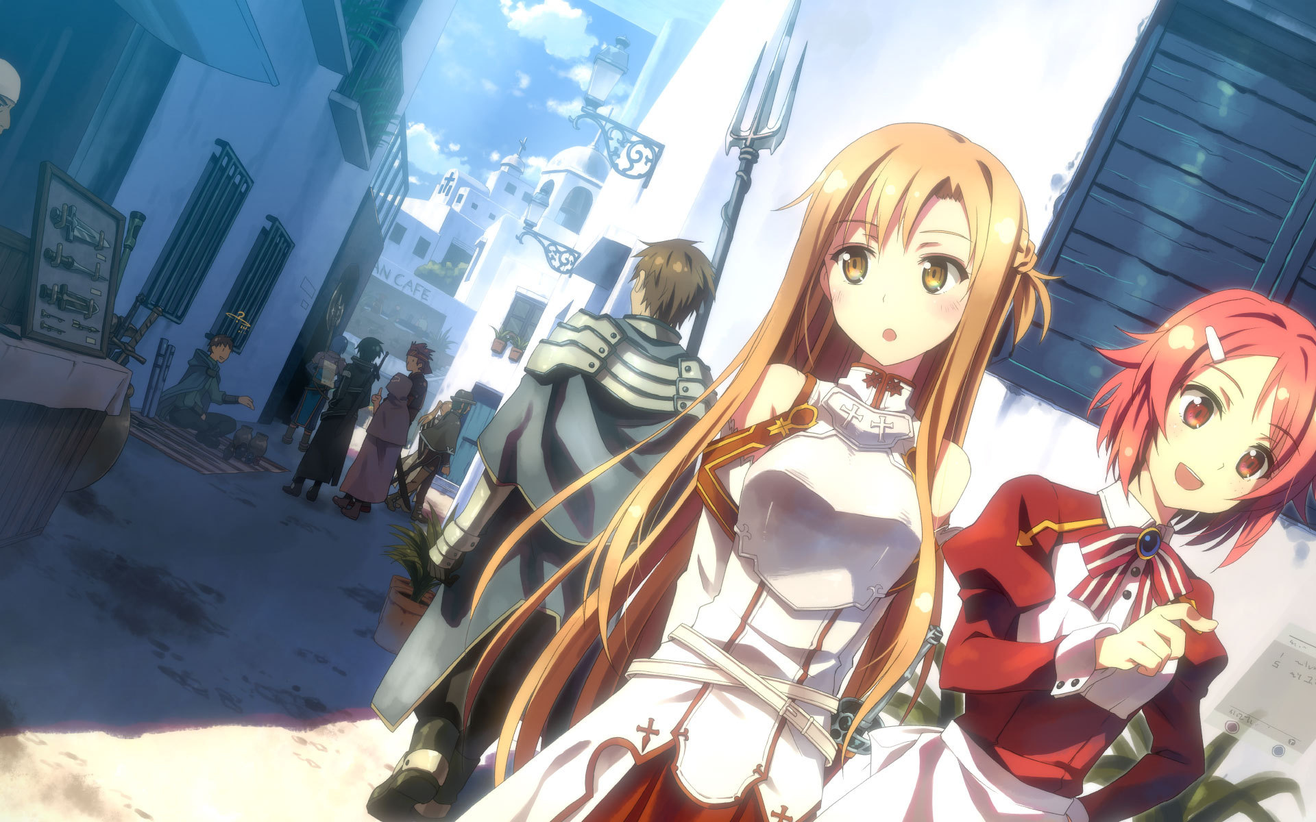 лизбет, asuna, sao, мастера меча онлайн, lizbeth, Sword art online