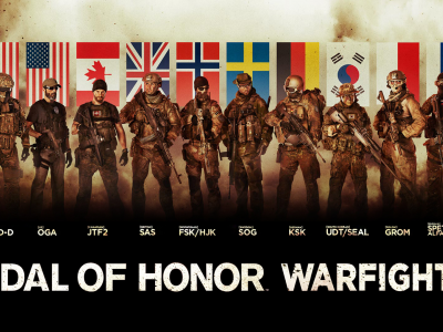солдаты, флаги, Medal of honor warfighter