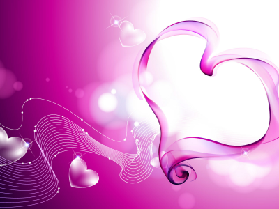 сердце, Сердечко, блики, розовый