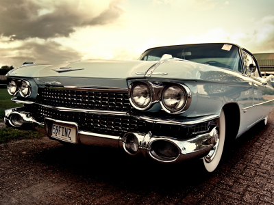 машина, Cadillac eldorado 1959, небесного цвета