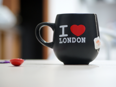 кружка, чашка, i love london, черная, Настроения, сердце