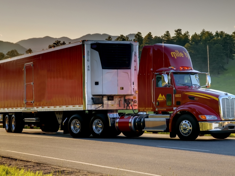 тягач, грузовик, петерблит, дорога, трак, truck, Peterbilt, 384