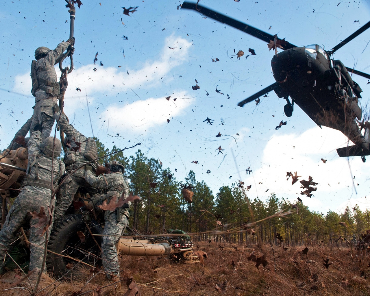 hh-60, орудие, Ввс, pave hawks, доставка, сша, вертолет, солдаты