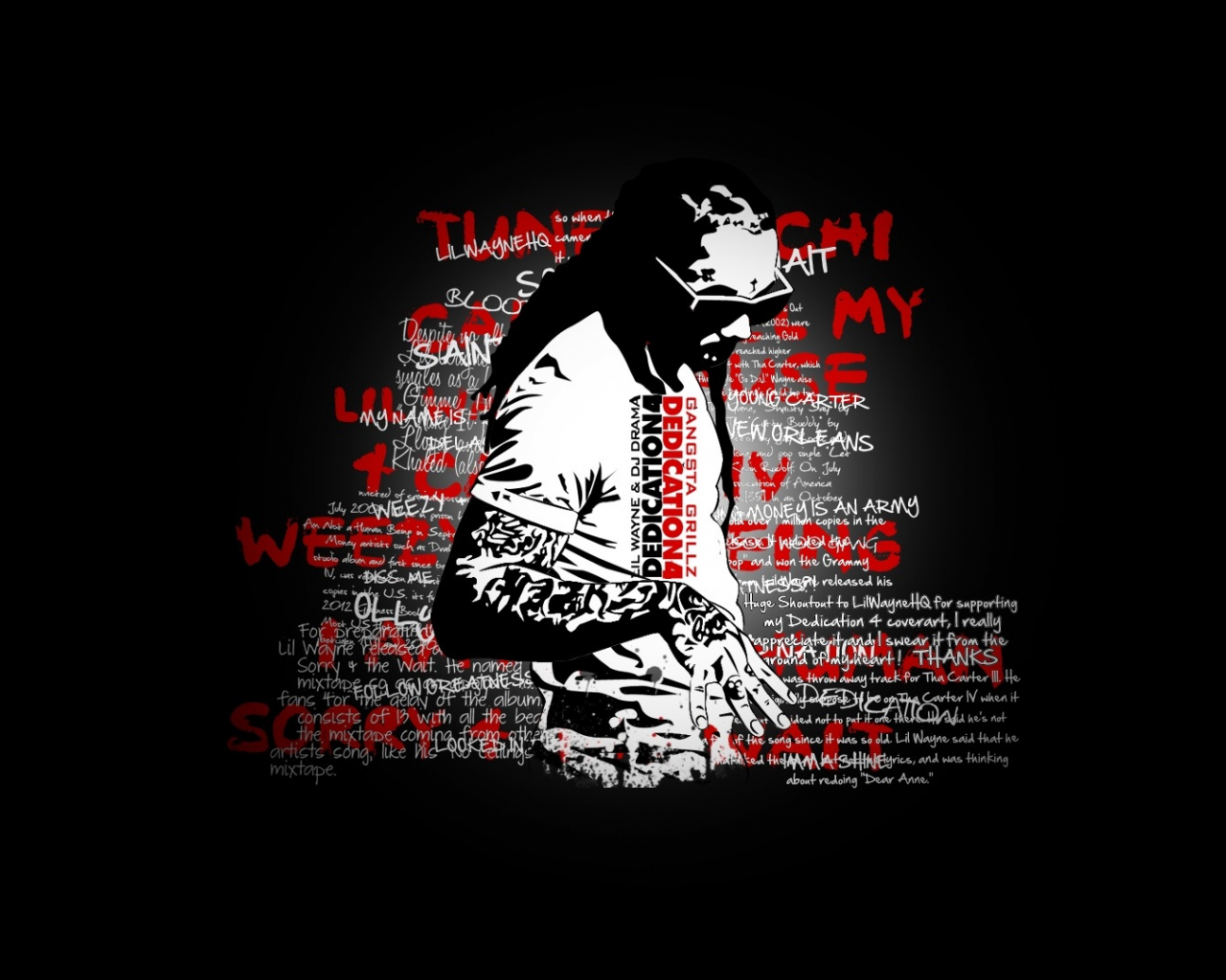 rap, Lil wayne, mixtape, dedication 4