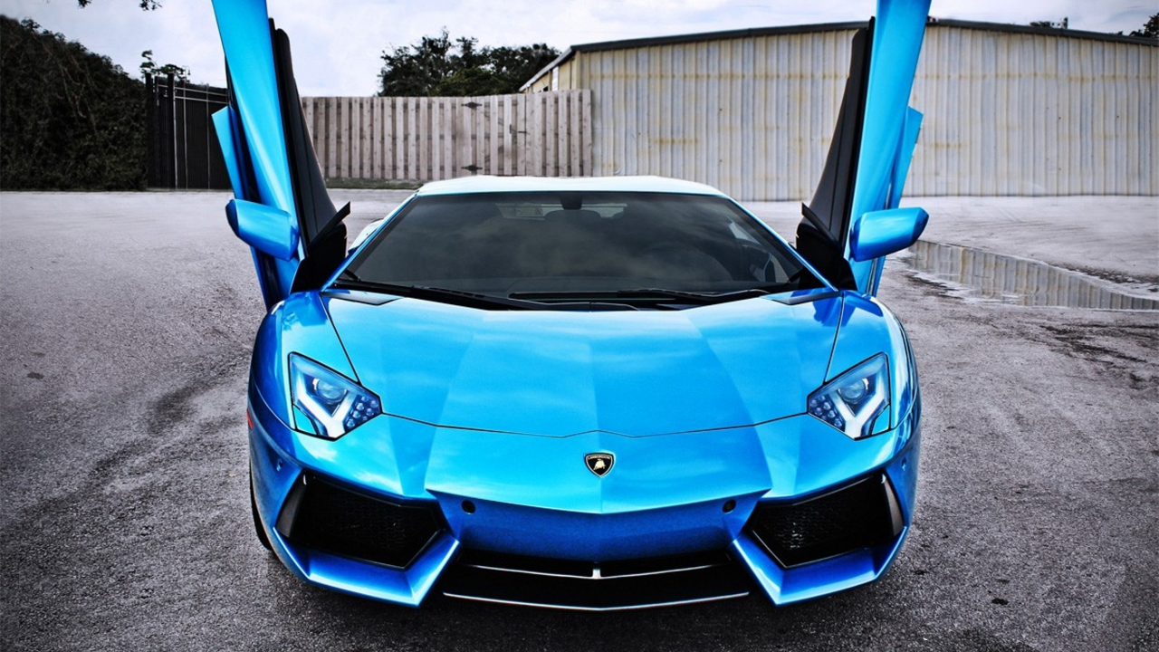 lp700-4, door, blue, Lamborghini, двери, вверх, car, aventador