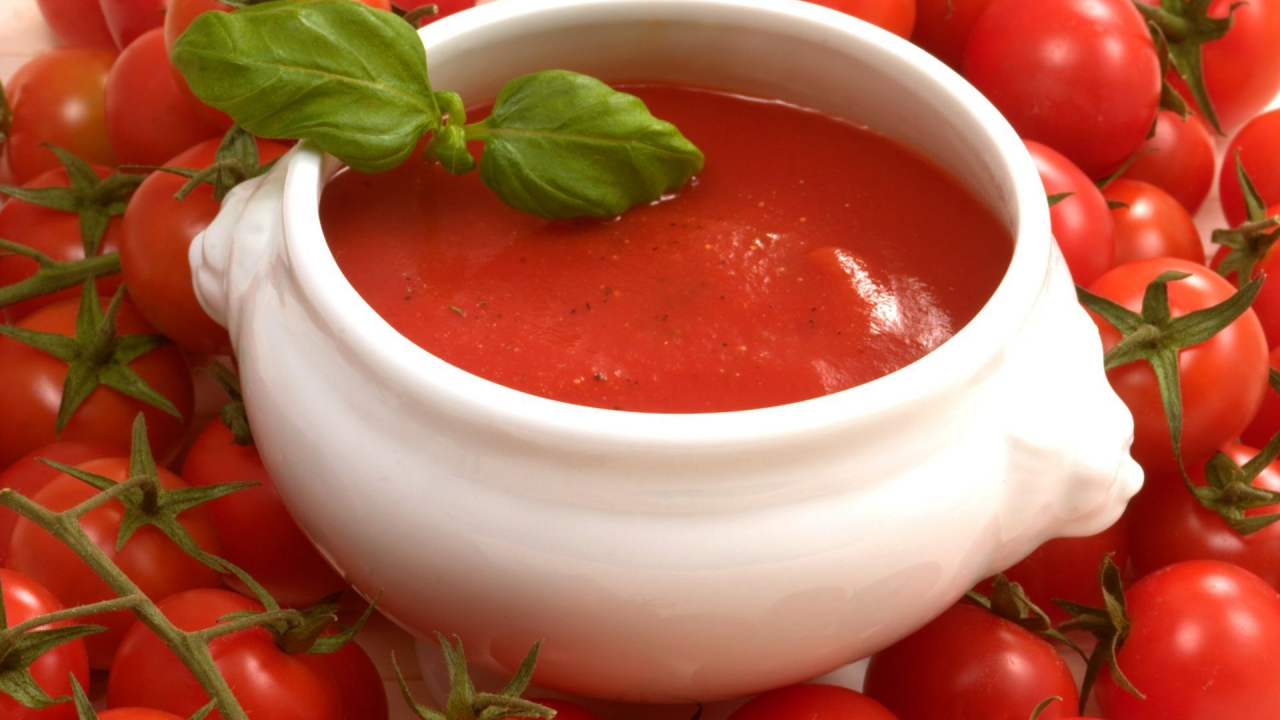 томаты, Томатный суп, супница, помидоры