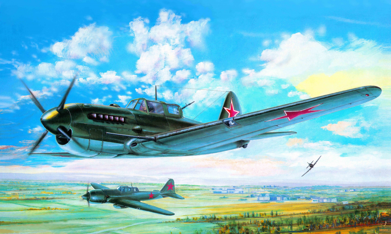 самолет, советский, Арт, су-6, опытный, ам-42