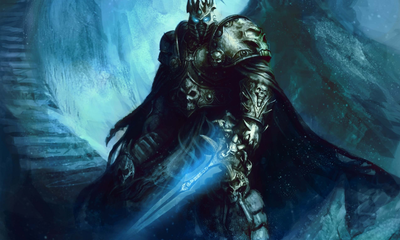 меч, arthas, броня, World of warcraft, fanart, шлем, wow, ступени, lich king