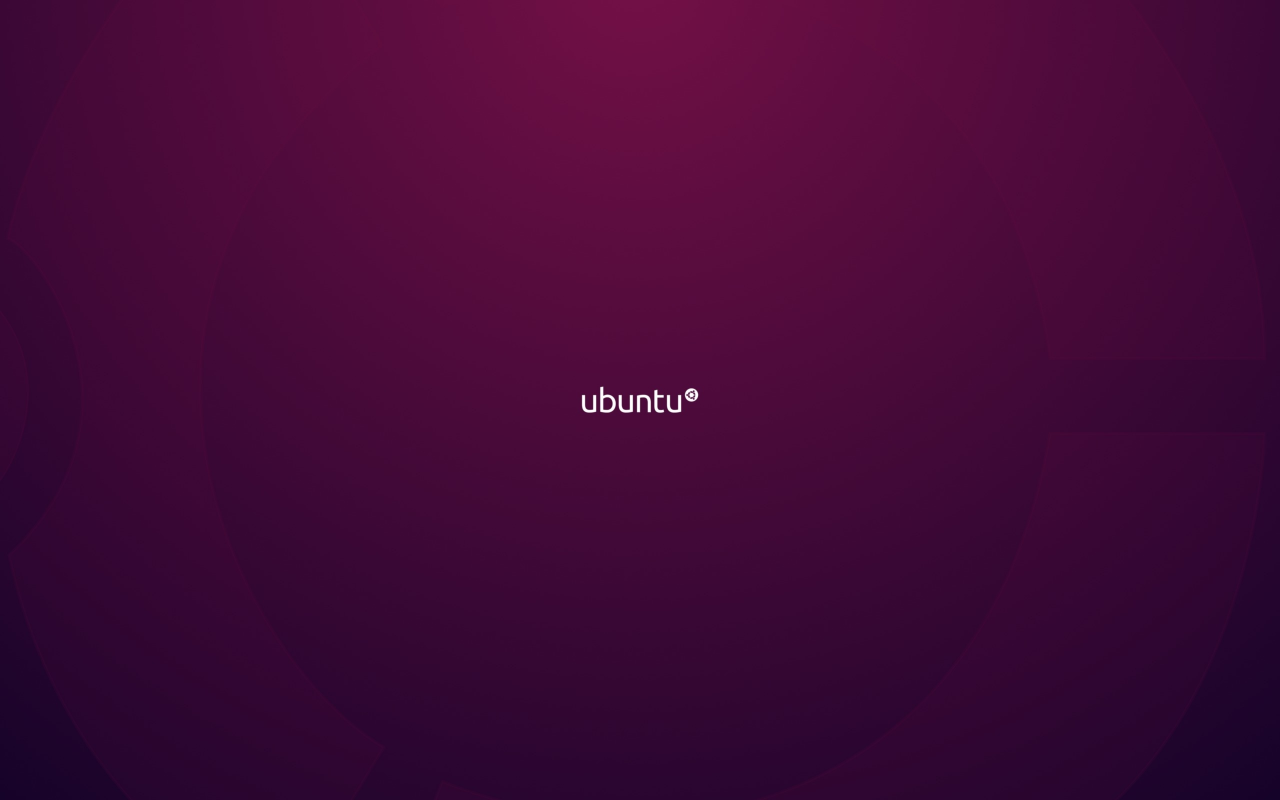 минимализм, linux, Ubuntu, фиолетовый