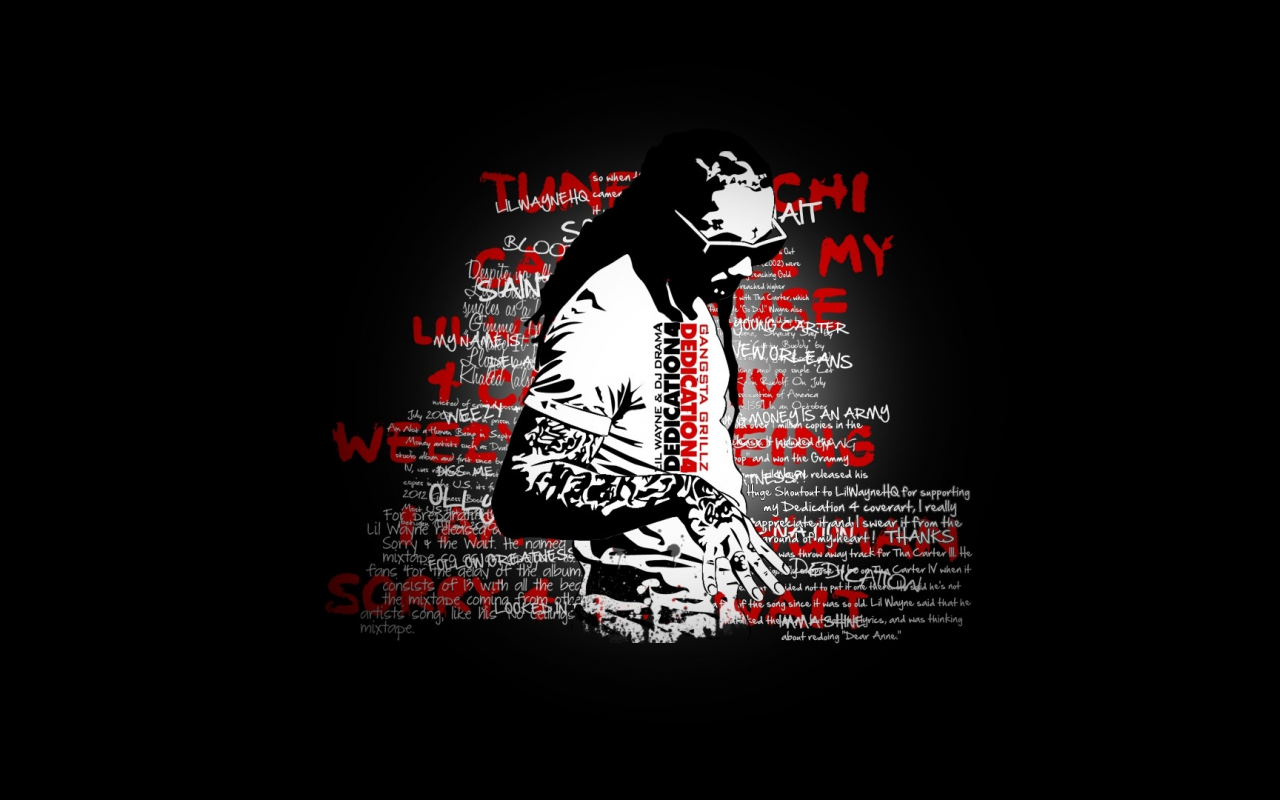 rap, Lil wayne, mixtape, dedication 4