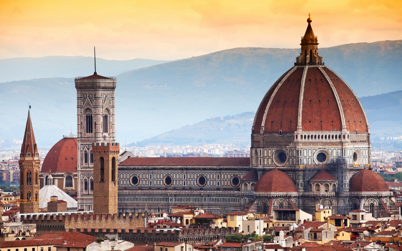 florence, firenze, La cattedrale di santa maria del fiore, italy