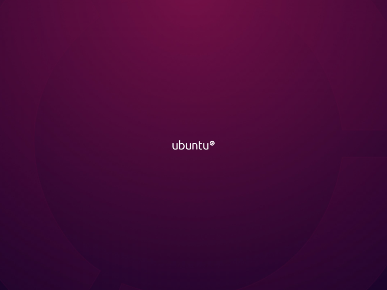 минимализм, linux, Ubuntu, фиолетовый