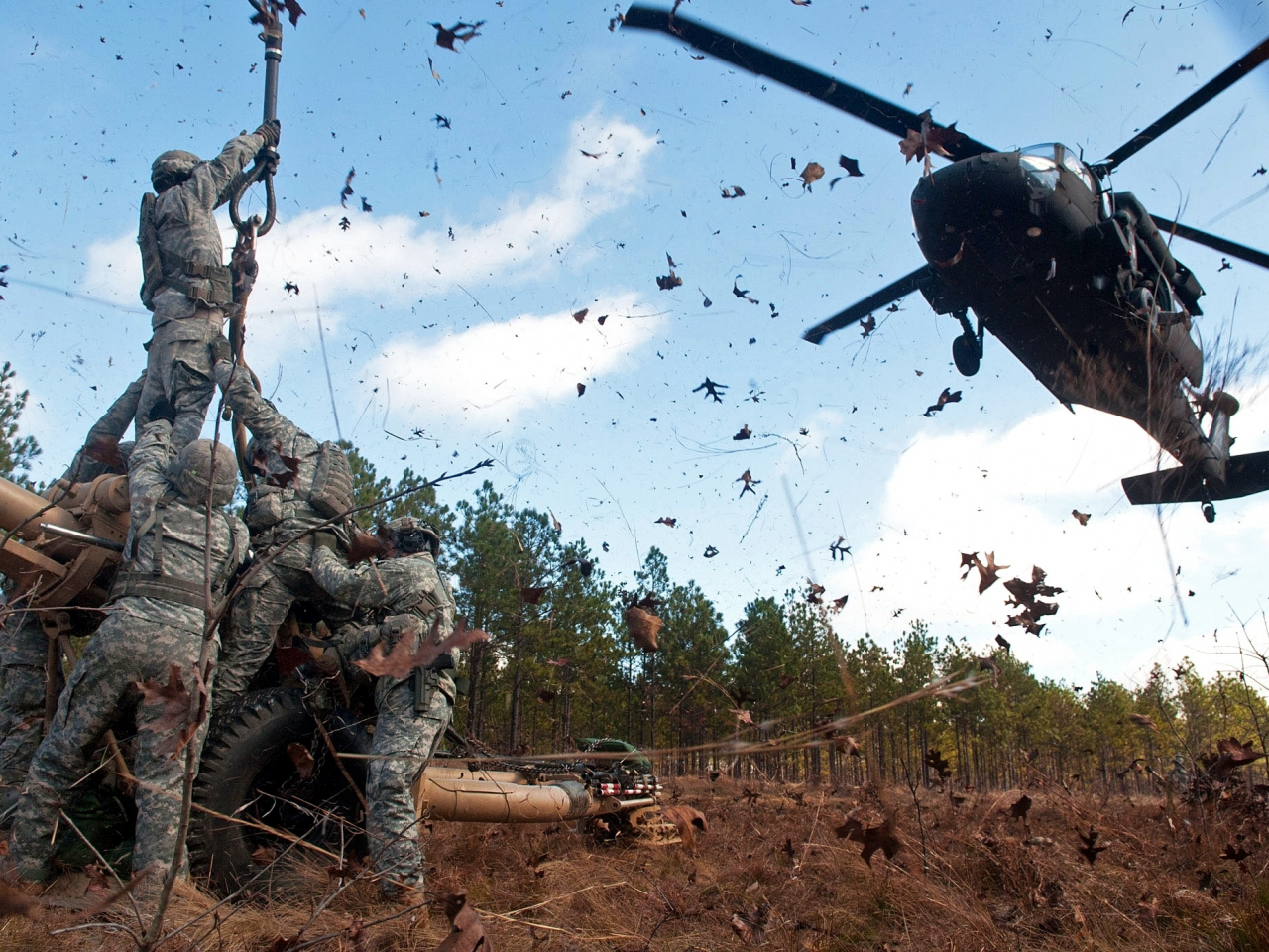 hh-60, орудие, Ввс, pave hawks, доставка, сша, вертолет, солдаты