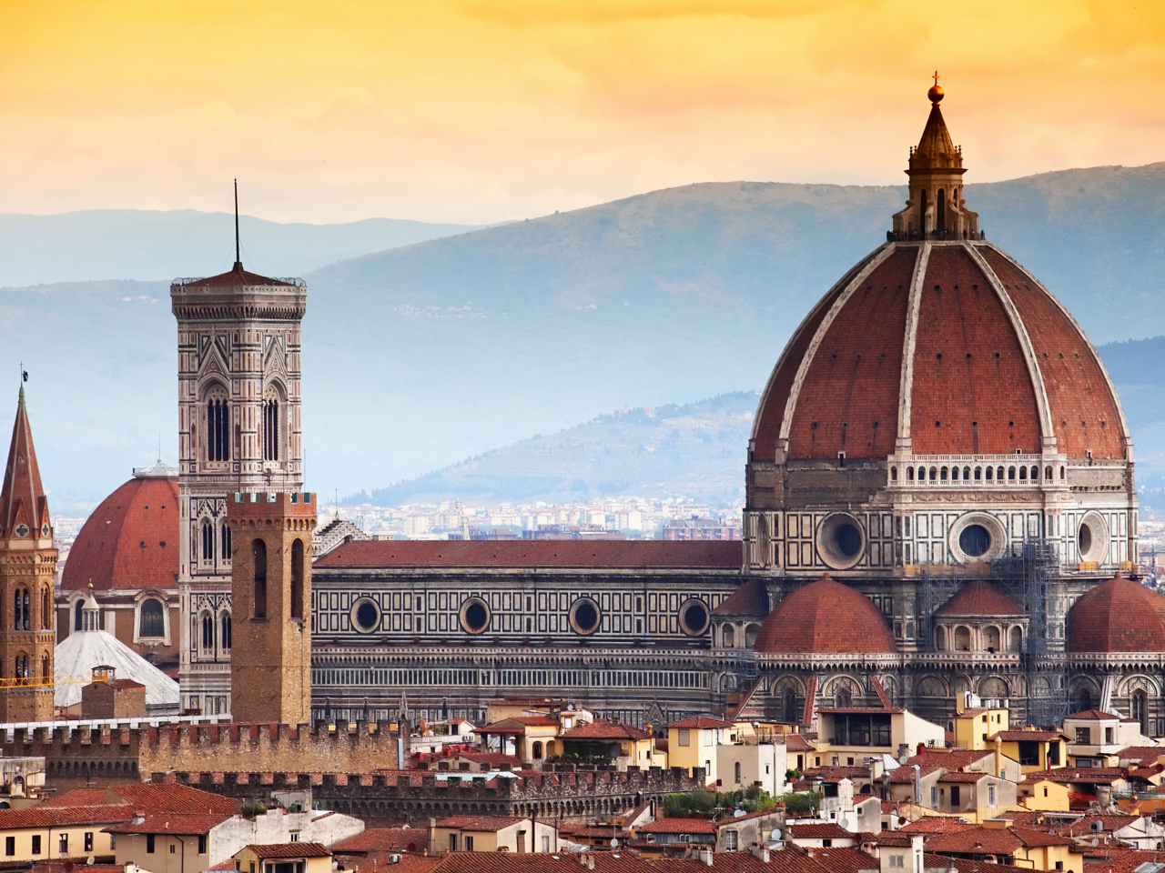 florence, firenze, La cattedrale di santa maria del fiore, italy