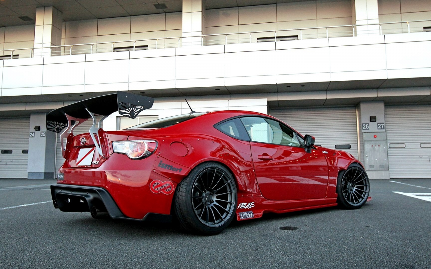 scion fr-s, обоя, red, автомобиль, tuning, sportcar, Car, rocket bunny, wallpapers