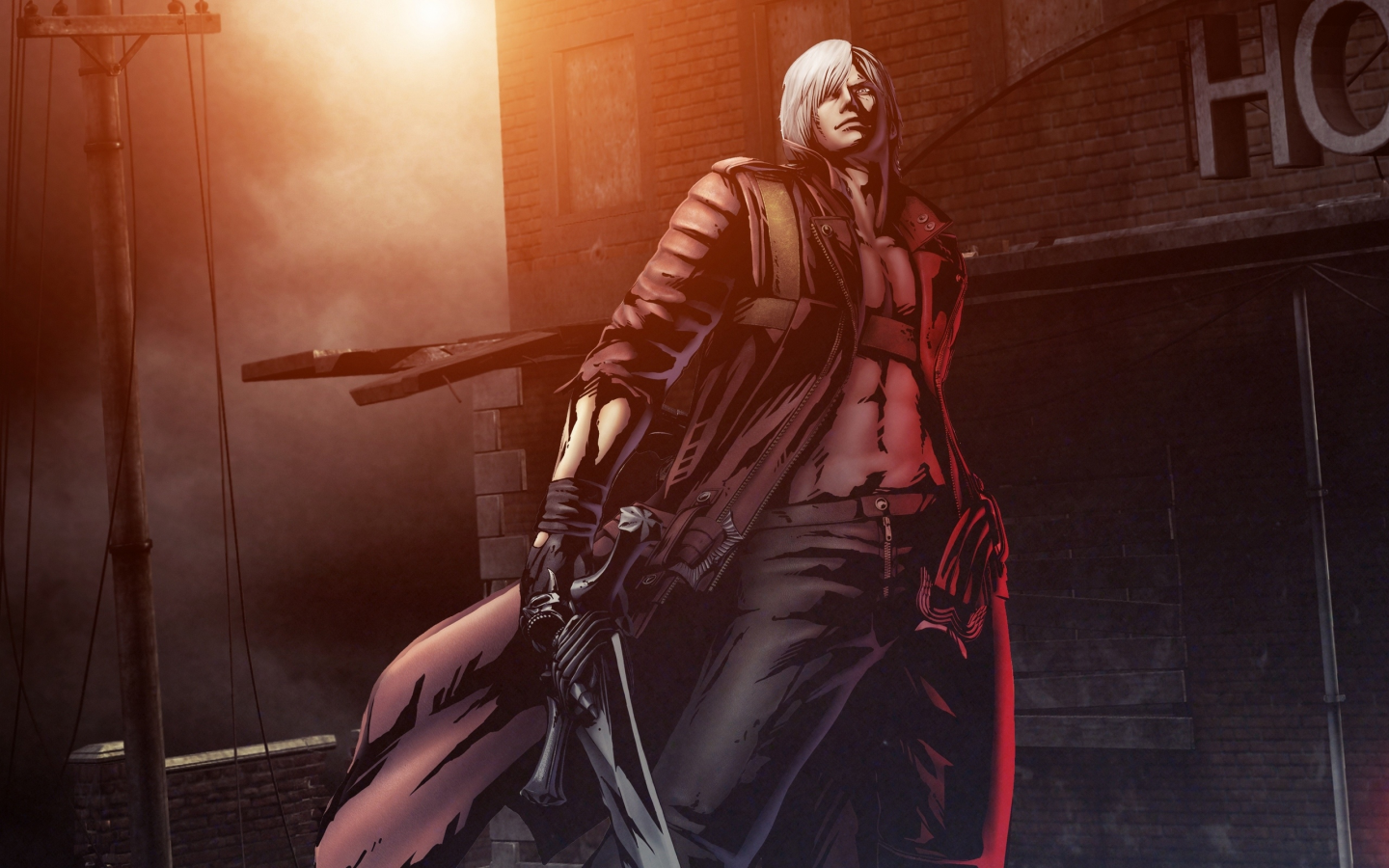 dante, sword, fate of two worlds, Devil may cry, game wallpapers, marvel vs capcom 3, guns, dmc
